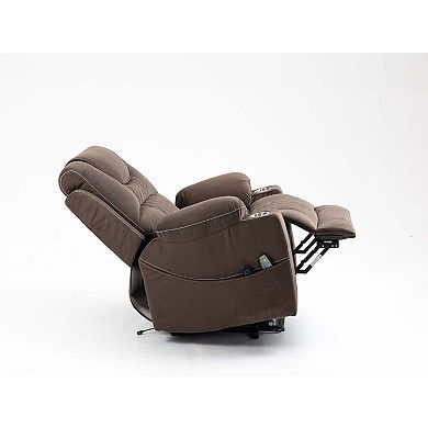 Oversized Power Lift Recliner, 400lbs, Massage and Heat