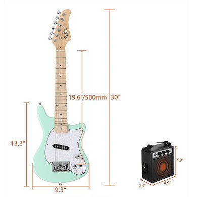 Mini Electric Guitar Kit with 5W Amp, Bag, Accessories