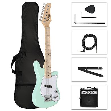 Mini Electric Guitar Kit with 5W Amp, Bag, Accessories