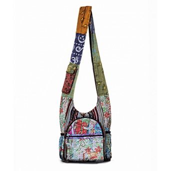 Kathmandu Collection Patchwork Hobo Bag