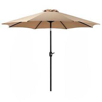 YIORTWO 10 FT Patio Umbrella Market Umbrella with Tilt Crank UV Protection