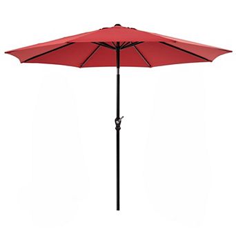 YIORTWO 10 FT Patio Umbrella Market Umbrella with Tilt Crank UV Protection