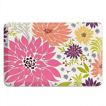 Cushioned Anti Fatigue Kitchen Mat Waterproof Non Slip Floor Rug Multi Pink