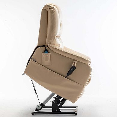Oversized Power Lift Recliner with 180 Degree Flat Lay for Home Living Room