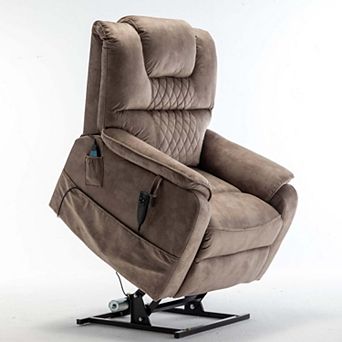 Oversized Power Lift Recliner with 180 Degree Flat Lay for Home Living Room