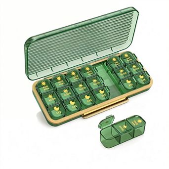 Splendid Frame Pill Organizer 3 Times A Day