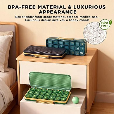 Splendid Frame Pill Organizer 3 Times A Day