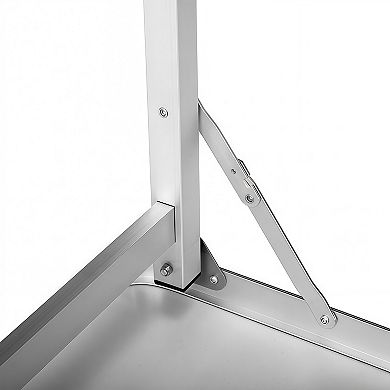 Portable Folding Bar Table with Shelf and Carrying Bag