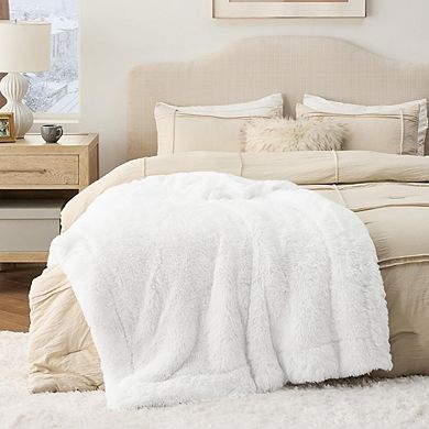 Fluffy Throw Blanket Soft Cozy Warm Faux Fur Sherpa Fleece Plush Thick Blanket