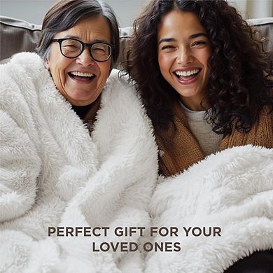 Fluffy Throw Blanket Soft Cozy Warm Faux Fur Sherpa Fleece Plush Thick Blanket