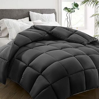 Quilted Down Alternative Comforter, Cooling Lightweight All-Season Duvet Insert