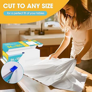 Fitted Black Spandex Tablecloth 2-Pack Washable Rectangular Cover
