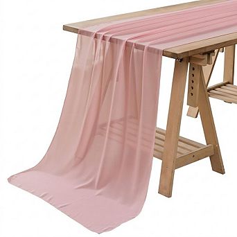 6-Pack Sheer Chiffon Table Runner Romantic Wedding & Party Decor