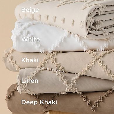 Boho Duvet Cover Set, Soft Breathable, Machine Washable, Zipper Closure
