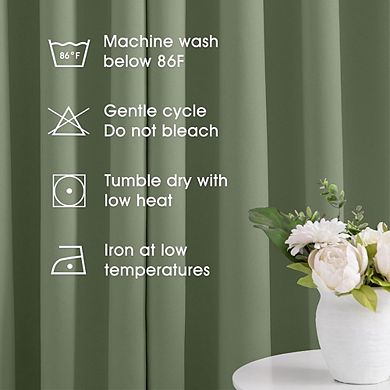 Blackout Curtains 2 Panels, Thermal Insulated, Soundproof Drapes
