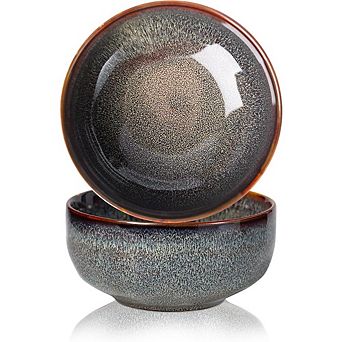 Ceramic Serving Bowls Set, 22oz, 2-Pack, Salad & Soup Bowls for Kitchen