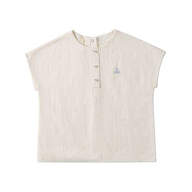2 Piece Kids "Set The Sail" 100% Cotton Embroidered Shorts Set