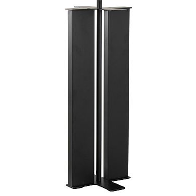 Loheer Contemporary Metal Table Lamp with Linen Shade