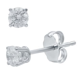 Diamond Essentials 1/2 Carat T.W. Lab Grown Diamond Sterling Silver Stud Earrings