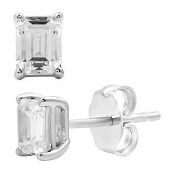 Diamond Essentials 1 Carat T.W. Lab Grown Diamond Sterling Silver Stud Earrings