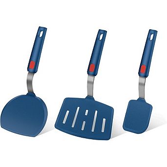 3 pc Silicone Spatula Set, Heat-Resistant, Nonstick Cooking Utensils