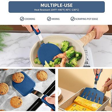 3-Piece Silicone Spatula Set, Heat-Resistant, Nonstick Cooking Utensils