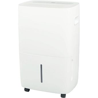 25 pt. Quiet Dehumidifier in. White with with Bucket for Home, Basement, with Auto Defrost