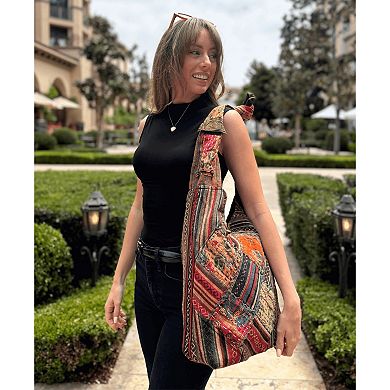 Kathmandu Collection Quilted Patchwork Hobo Bag
