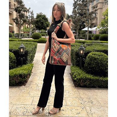 Kathmandu Collection Quilted Patchwork Hobo Bag