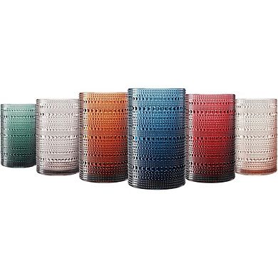 6-Piece Highball Glass Set Shatterproof, BPA-Free Acrylic Drinkware