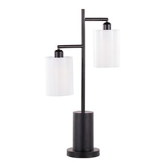 Loheer Contemporary Dual Shade Table Lamp