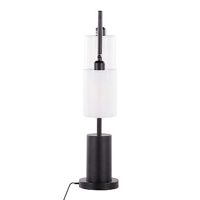 Loheer Contemporary Dual Shade Table Lamp
