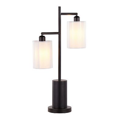 Loheer Contemporary Dual Shade Table Lamp
