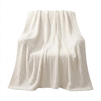 Super Soft Fluffy Throw Blanket, Lightweight Cozy All-Season Blanket
