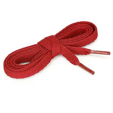 Unisex Durable Flat Laces Shoestring Bootlace Ultra Length 1 Pair