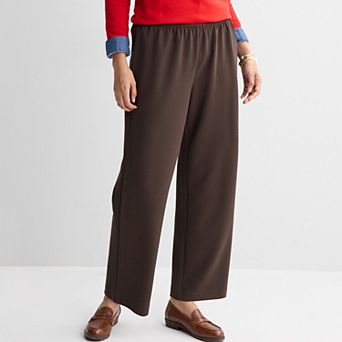 Women's Croft & Barrow® Crepe Pull-On Pants