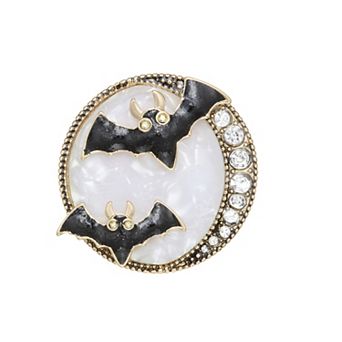 Napier Gold Tone Bat Pin