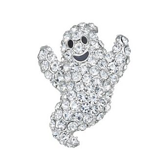 Napier Silver Tone Ghost Pin
