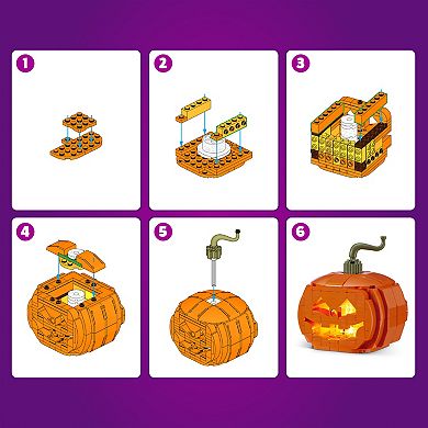 MAX Premium Bricks LED Halloween Building Collection (Happy) by ZURU