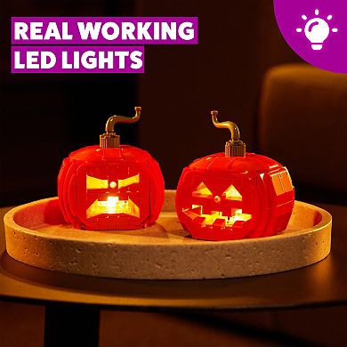 MAX Premium Bricks LED Halloween Building Collection (Happy) by ZURU