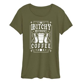 Women's Witchy Without Coffee Graphic Tee