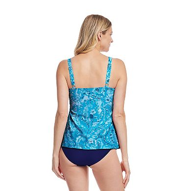 Women's Mazu Swim Drape Bandeau Tankini Top