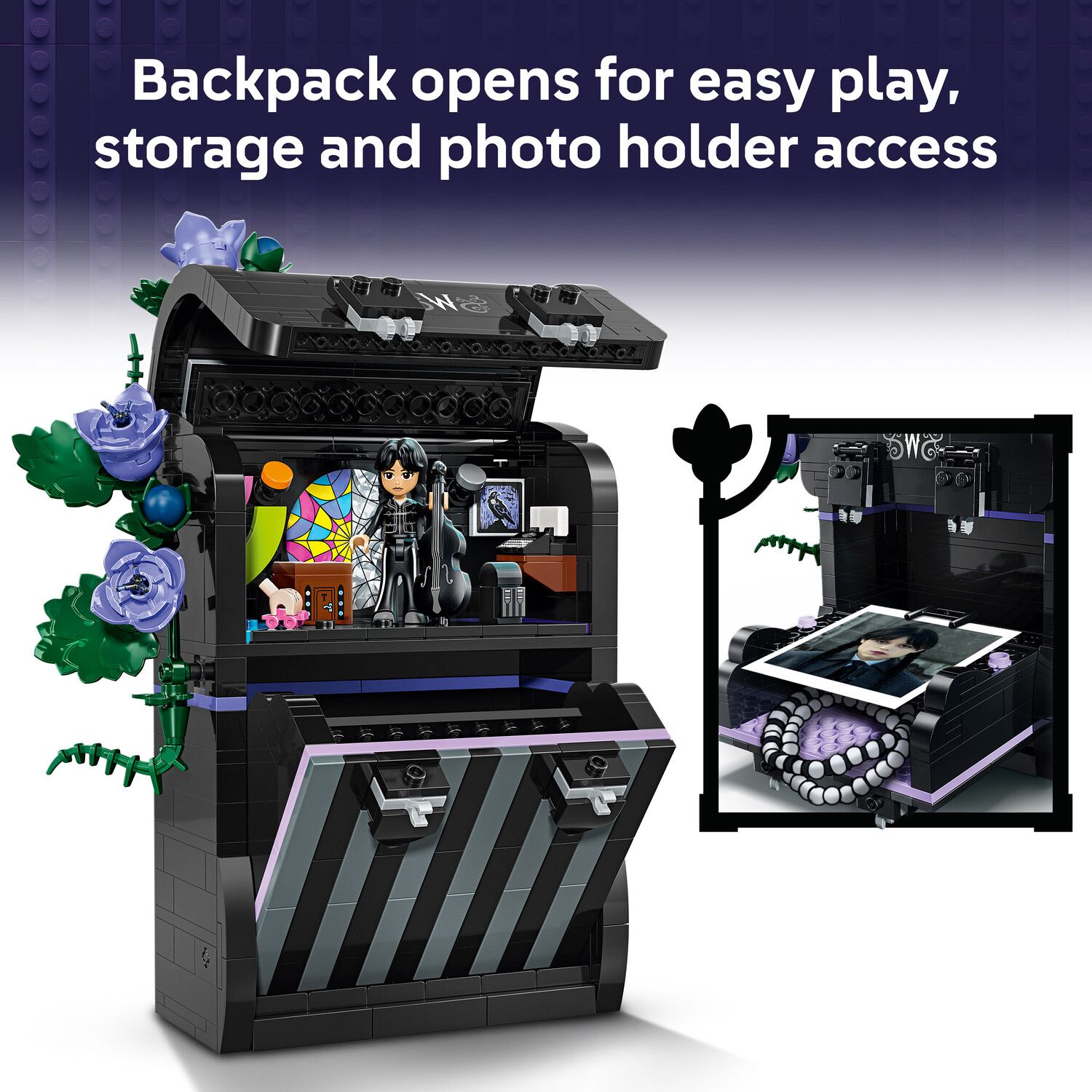 Детский конструктор LEGO Wednesday Backpack 76787 Building Kit (401 Pieces) — фото 3