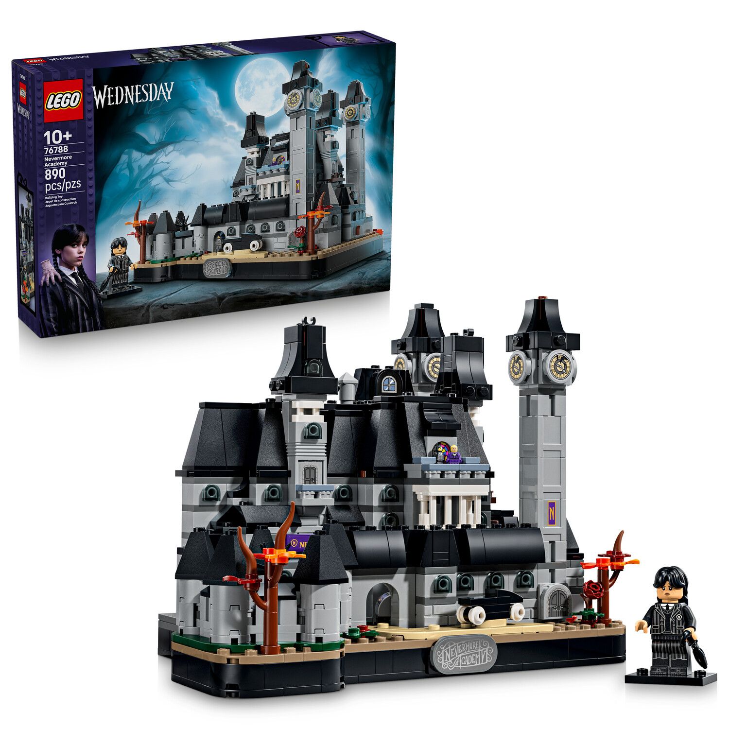 Детский конструктор LEGO Wednesday Nevermore Academy 76788 Building Kit (890 Pieces) — фото 1