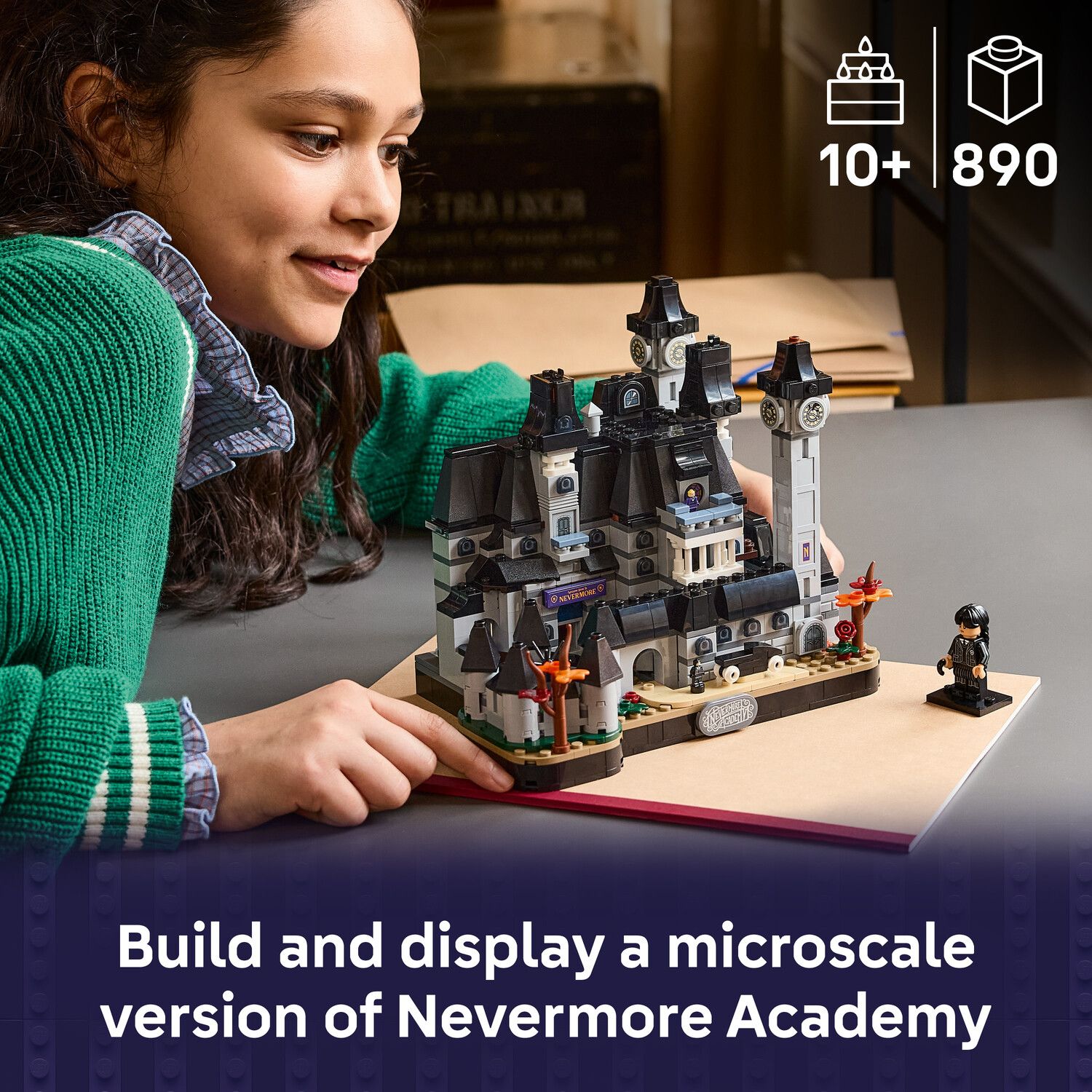 Детский конструктор LEGO Wednesday Nevermore Academy 76788 Building Kit (890 Pieces) — фото 2
