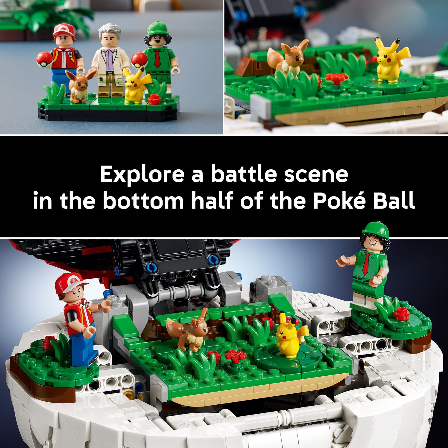 Детский конструктор LEGO Pokémon Iconic Trainer Moments Poké Ball 72154 Building Kit (2386 Pieces) — фото 5