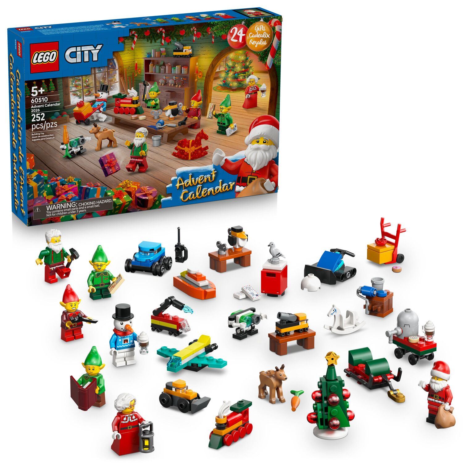 Детский конструктор LEGO City Advent Calendar 2026 60510 Building Kit (252 Pieces) — фото 1