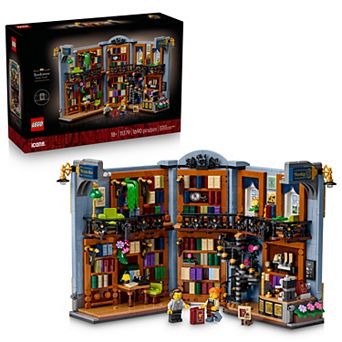 LEGO Icons Bookstore Book Nook 11379 Building Kit (1690 Pieces)