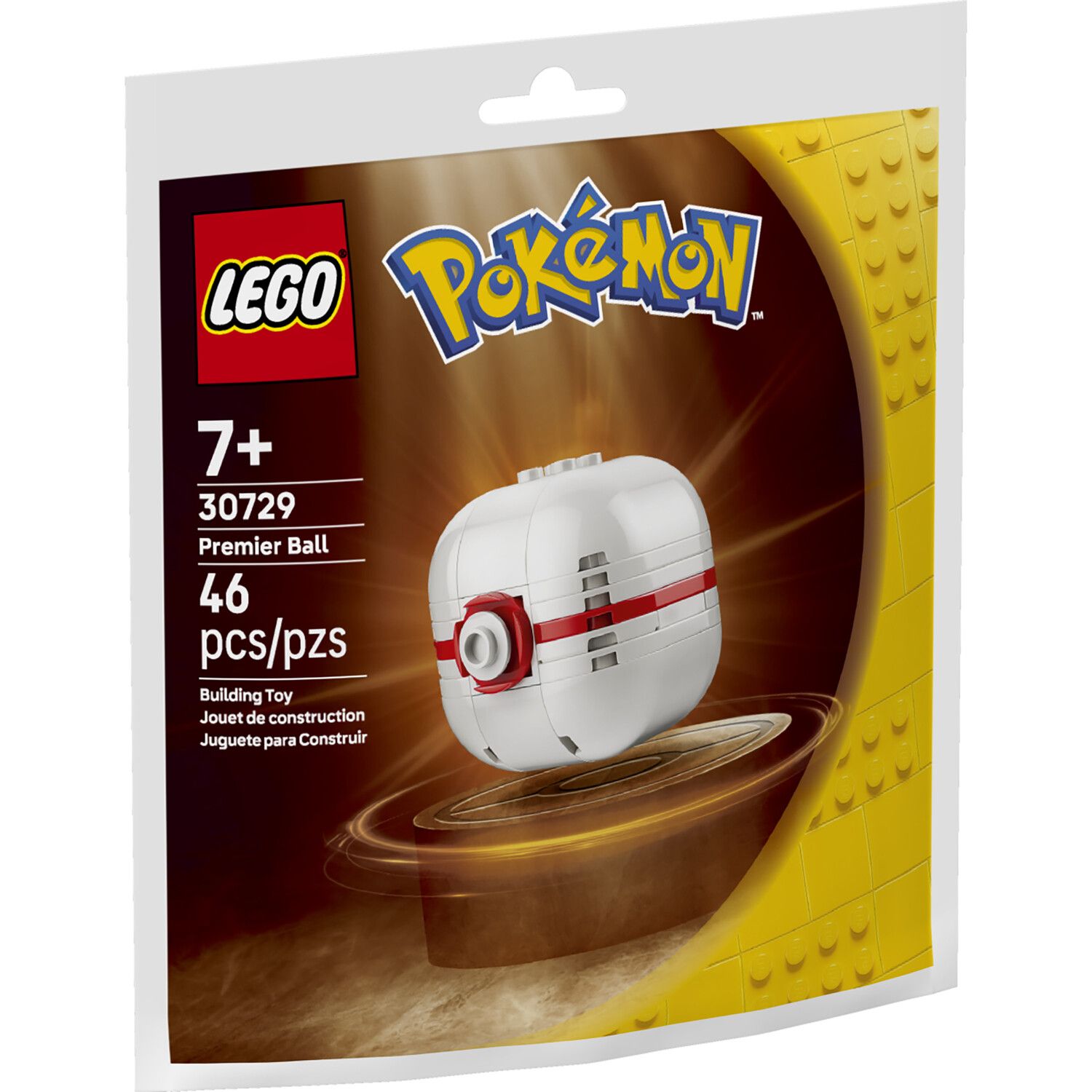 Детский конструктор LEGO Pokemon Premier Ball 30729 Building Kit (46 Pieces) — фото 1