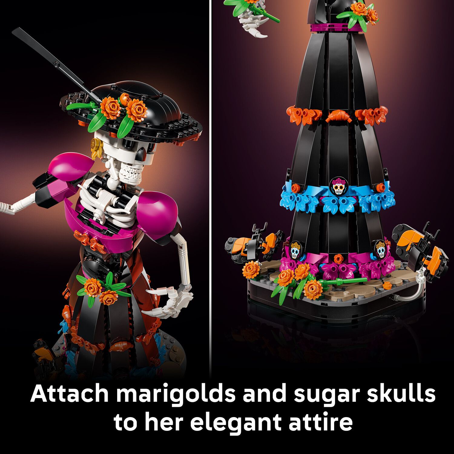 Детский конструктор LEGO Ideas La Catrina 21372 Building Kit (1212 Pieces) — фото 5